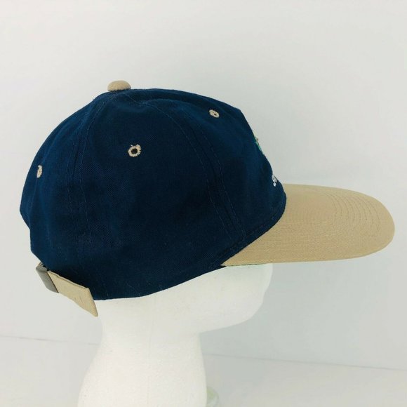 Vintage Savannah Boating Trucker Hat Blue Beige - Picture 5 of 8